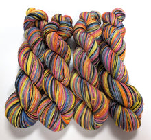 Load image into Gallery viewer, Come Back on superwash merino/neon neps 4ply/fingering weight.
