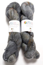 Load image into Gallery viewer, Mordor on a baby alpaca/merino/yak/silk laceweight yarn - 50g
