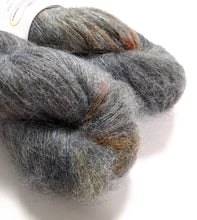 Load image into Gallery viewer, Mordor on a baby alpaca/merino/yak/silk laceweight yarn - 50g
