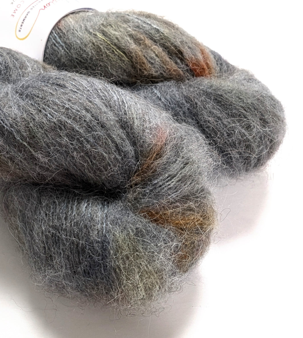 Mordor on a baby alpaca/merino/yak/silk laceweight yarn - 50g