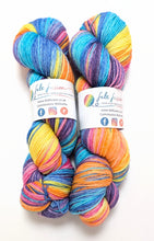 Load image into Gallery viewer, Enid on superwash merino/bamboo 4ply/fingering weight.
