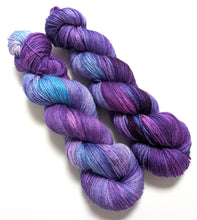 Load image into Gallery viewer, Frankenskein on sw BFL/cashmere/silk 4ply.
