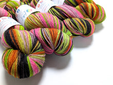 Load image into Gallery viewer, Mahna Mahna on Exmoor sock yarn.
