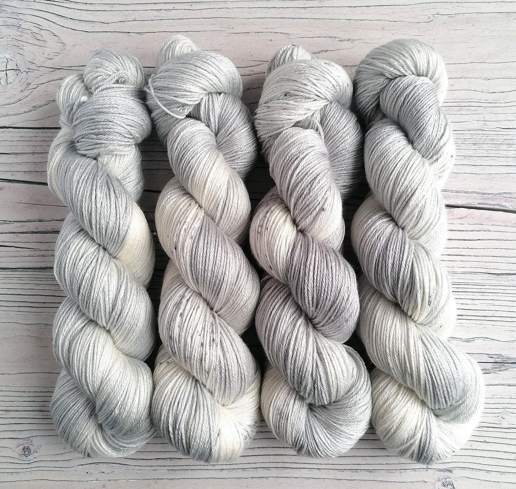 Beithe (birch) on a choice of yarn bases.