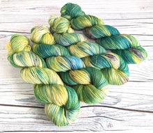 Load image into Gallery viewer, Morgan Le Fay on a choice of yarn bases.
