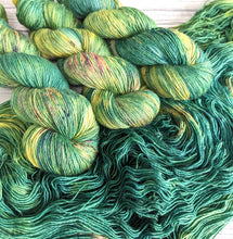 Load image into Gallery viewer, Morgan Le Fay on a choice of yarn bases.
